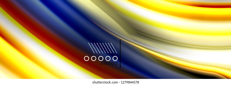 Fluid liquid wave pattern, vector background