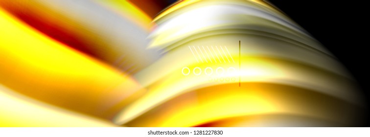 Fluid liquid wave pattern, vector background