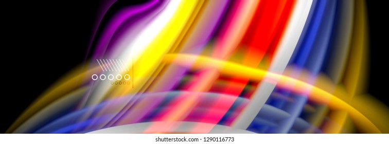 Fluid liquid wave pattern, vector background