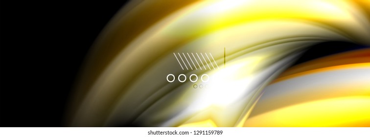 Fluid liquid wave pattern, vector background