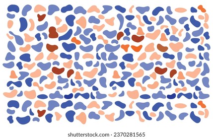 fluid liquids. Blob shape organic set. Random color cube drops simple shapes. Pebble, inkblot, drops and stone silhouettes. Collection of paint liquid black blotch spot irregular form. vector
