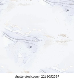 Fluid Marble Background. Modern Abstract Template. Blue Wall Floor. Gold Oriental Watercolor. Purple Water Color Background. Marble Water Color. Blue Wall Seamless Repeat. Gold Alcohol Ink Marble.