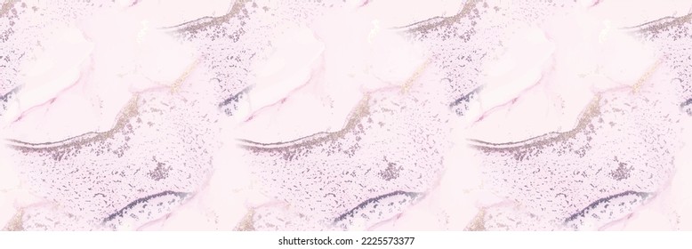 Fluid Marble Watercolor. Luxury Abstract Template. Marble Water Color. Purple Watercolor. Gold Light Seamless Pattern. Alcohol Ink Marble. Gold Seamless Background. Pink Alcohol Ink. Pink Ink Paint.