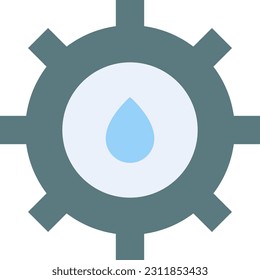 Imagen vectorial de icono Mecánica de Fluidos. Adecuado para aplicaciones web móviles y medios de impresión.