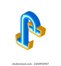 fluid mechanics mechanical engineer isometric icon vector. fluid mechanics mechanical engineer sign. isolated symbol illustration