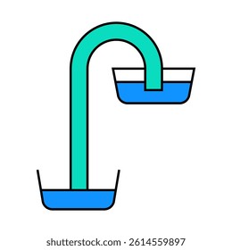 fluid mechanics mechanical engineer line icon vector. fluid mechanics mechanical engineer sign. isolated symbol illustration