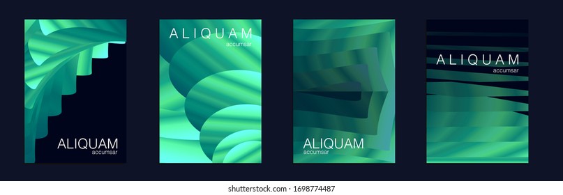Fluid Minimal Designs. Abstract Vector Template. Classic Blue and Indigo Business Background. Geometric Liquid Texture. Vintage Paper Gradient Texture. Light Stylish Luxury Flyer.