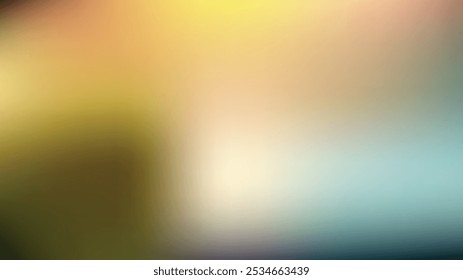 Fluid mixed color gradient vector mesh with gentle waves, inviting a calming and tranquil feel.