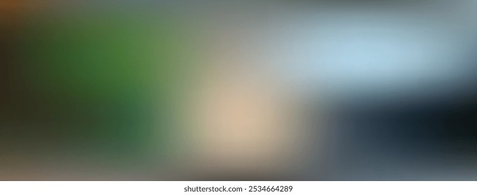 Malha de vetor de gradiente de cor mista fluida com curvas orgânicas, com design vibrante e fresco.