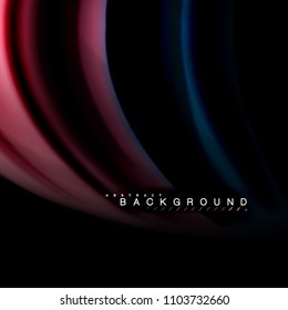 Fluid mixing colors vector wave abstract background design. Colorful mesh waves. Vector illustration