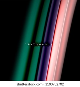 Fluid mixing colors vector wave abstract background design. Colorful mesh waves. Vector illustration