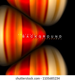 Fluid mixing colors vector wave abstract background design. Colorful mesh waves. Vector illustration