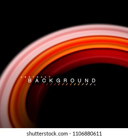 Fluid mixing colors vector wave abstract background design. Colorful mesh waves. Vector illustration