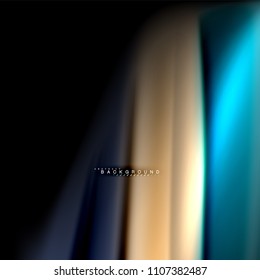 Fluid mixing colors vector wave abstract background design. Colorful mesh waves. Vector illustration