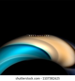 Fluid mixing colors vector wave abstract background design. Colorful mesh waves. Vector illustration