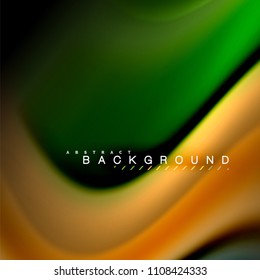 Fluid mixing colors vector wave abstract background design. Colorful mesh waves. Vector illustration