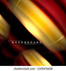 Fluid mixing colors vector wave abstract background design. Colorful mesh waves. Vector illustration