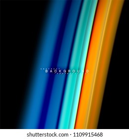 Fluid mixing colors vector wave abstract background design. Colorful mesh waves. Vector illustration