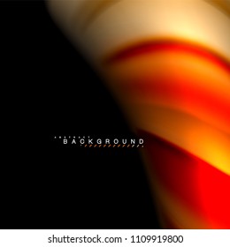 Flüssigkeitsgemische Farben, Vektorwellenabstraktes Hintergrunddesign. Farbige Maschenwellen. Vektorgrafik