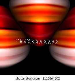 Fluid mixing colors vector wave abstract background design. Colorful mesh waves. Vector illustration