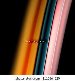 Fluid mixing colors vector wave abstract background design. Colorful mesh waves. Vector illustration