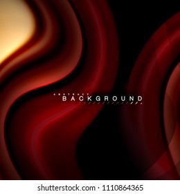 Fluid mixing colors vector wave abstract background design. Colorful mesh waves. Vector illustration