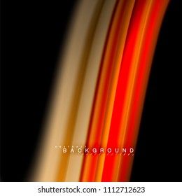 Fluid mixing colors vector wave abstract background design. Colorful mesh waves. Vector illustration
