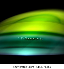 Fluid mixing colors vector wave abstract background design. Colorful mesh waves. Vector illustration