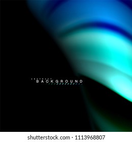 Fluid mixing colors vector wave abstract background design. Colorful mesh waves. Vector illustration
