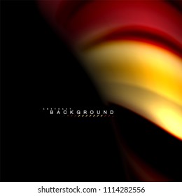 Fluid mixing colors vector wave abstract background design. Colorful mesh waves. Vector illustration