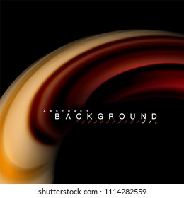 Fluid mixing colors vector wave abstract background design. Colorful mesh waves. Vector illustration