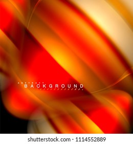 Fluid mixing colors vector wave abstract background design. Colorful mesh waves. Vector illustration