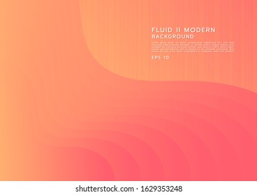 Fluid modern background art abstract design colorful bright style with space for text. vector illustration