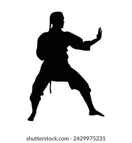 In the fluid movements of these karate girl silhouettes lies a profound harmony of mind and body, echoing the philosophical underpinnings of traditional Japanese martial arts.