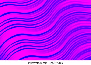 Fluid neon color wave background. Trendy and modern abstract futuristic template for business or technology presentation, poster or brochure cover, wallpaper - Vector illustration