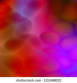 Fluid neon effect party poster bubble background. Electronic music festival poster design. Electro party flyer. Fluid neon colors vector backdrop. Club invitation template modern design in red violet