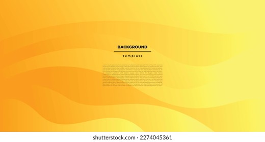 Flüssig orangefarbene Hintergrund-Vorlage: Kopienraum für Banner, Broschüren, Plakate, Broschüren oder Landing-Page