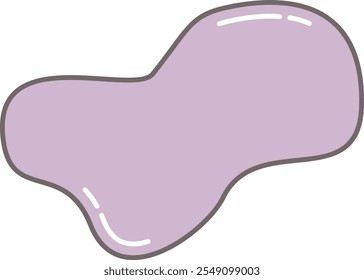 Abstrakte Form eines flüssigen organischen Blob