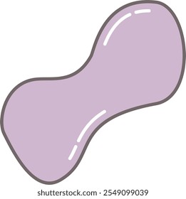 Abstrakte Form eines flüssigen organischen Blob