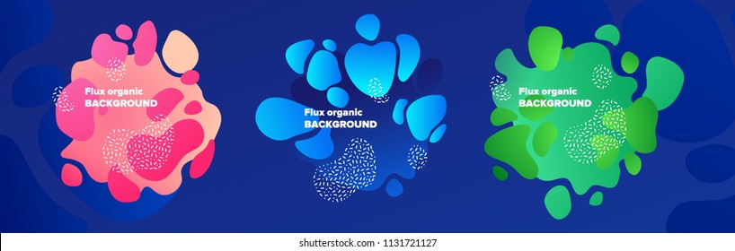 Fluid organic colorful shapes. Abstract background Fluid organic colorful shapes. Abstract background