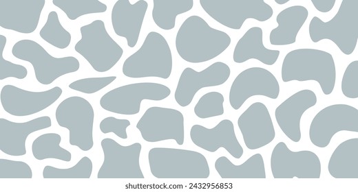 Fluid organic shapes abstract design, blotch shapes, different forms for paint liquid silhouette drop in modern style, liquid irregular blob shape
