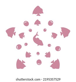 Fluid organic shapes, creative wall decor, cute composition, 	biomorphic lines
