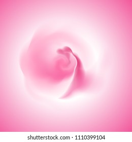 Fluid Paint. Vibrant Gradient Blur Abstract Background. Vector