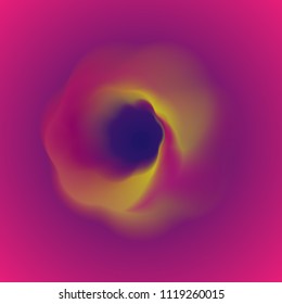 Fluid Paint. Vibrant Gradient Blur Abstract Background. Vector