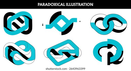 Arte da contradição contínua do paradoxo dos fluidos
