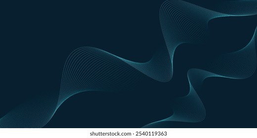 Fluid Particle Flowing Wave Design with Subtle Gradient Transitions, Perfect for Contemporary Web Design, Digital Art, and Professional Branding Projects