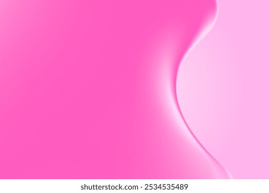 Textura de bálsamo labial rosa fluido, forma de bolha orgânica de fluxo abstrato. Fundo estético com espaço de cópia. Fluidos lisos como gel, colágeno, textura sérica. Apresentação de beleza, faixa