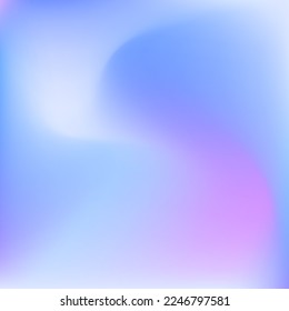 Fluid Pink Water Color Cold Smooth Surface. Wavy Curve Indigo Liquid Sky Swirl Gradient Mesh. Blue Dynamic Sunrise Violet Sunset Gradient Backdrop. Calm Pastel Light Lavender Blurred Background.