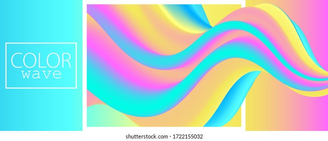 Fluid Poster. 3d Wave. Liquid Color. Fluid Background. Color Design. Abstract Flow. Vibrant Color. 3d Poster. Colorful Gradient. Ink Liquid. Fluid Colors. Vibrant Design. Flow Wave.