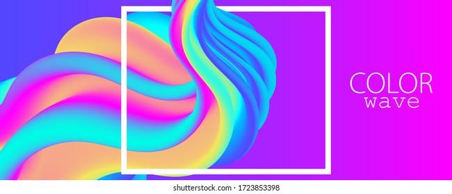 Fluid Poster. 3d Wave. Liquid Color. Fluid Background. Color Design. Abstract Flow. Vibrant Color. 3d Poster. Colorful Gradient. Ink Liquid. Fluid Colors. Vibrant Design. Flow Wave.